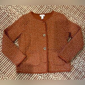 Kids’ quilted button up top, size 7/8